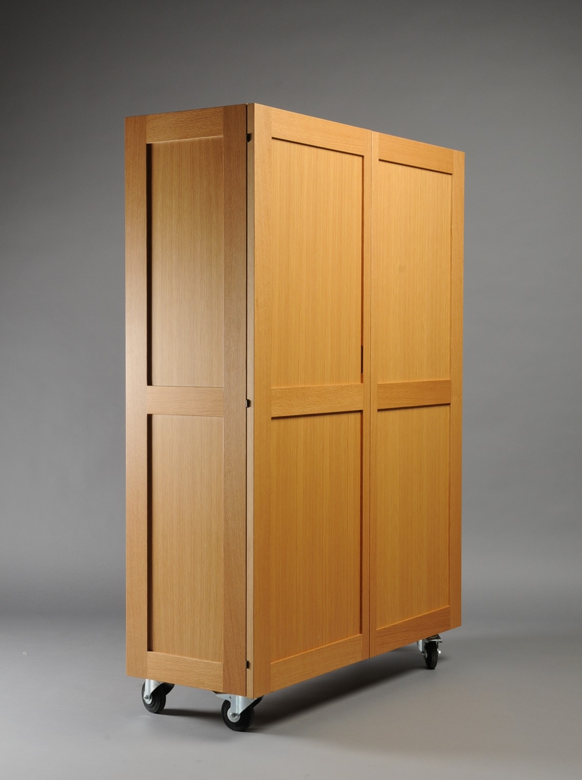 Vico Magistretti B 1920 Freestanding Oak Wardrobe Model Shigeto