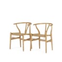 Hans J. Wegner. Sæt på fire Y-stole af bøg, model CH24 (4)
