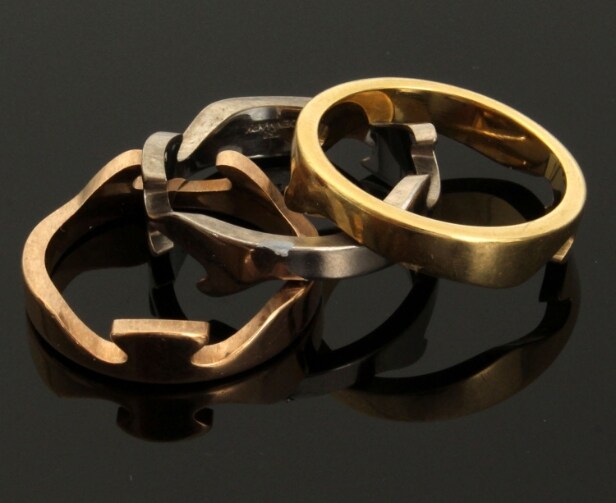 Georg Jensen Fusionsring udført af 18 kt. guld Denne vare er sat til omsalg under nyt varenummer 5116237