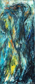 Per Eli. Abstract composition 120x50 cm.