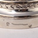 A pair of German Louis Seize silver candelabra, Leipzig circa 1790 (2)