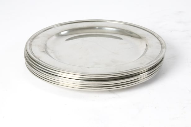 Just Andersen. 8 tin cover plates (8)