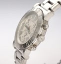 Corum. 'Romulus' chronograph men's wristwatch with steel case w. box + certf.