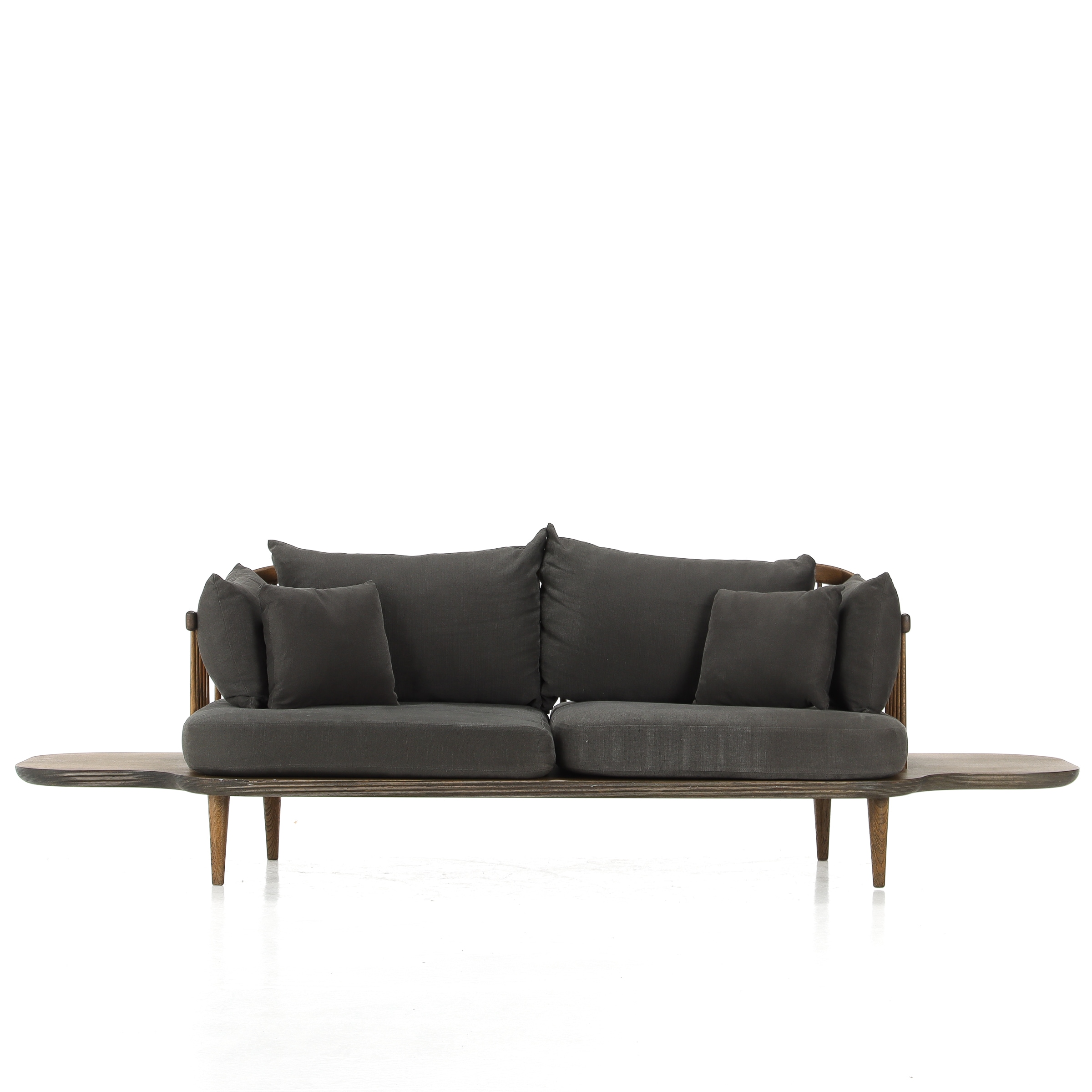 Space Copenhagen for &Tradition. Two-seater sofa model Fly SC3, smoked oak