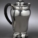 Georg Jensen. Kaffekande af sølv, tidlig, ca. 1919-1927
