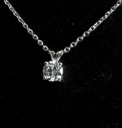 Diamanthalskæde af 14 kt. hvidguld, 0,55 ct. (Lab fremstillet)* IGI certificeret