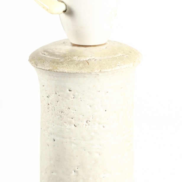 Marcello Fantoni. Pair of table lamps in glazed stoneware. 2nd half of the 20th century. (2)