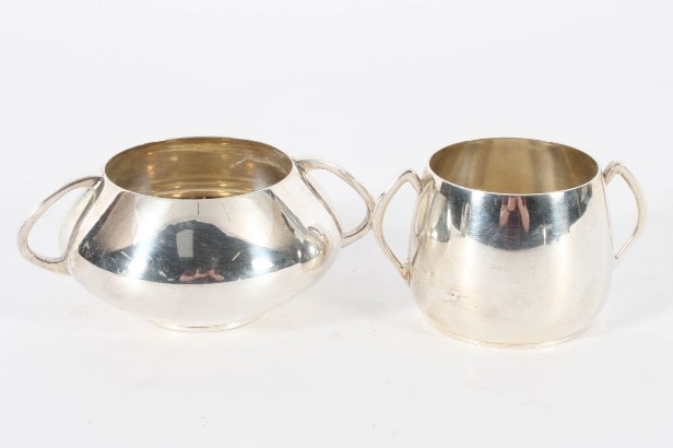 A. F. Rasmussen. Coffee service made of sterling silver (3)