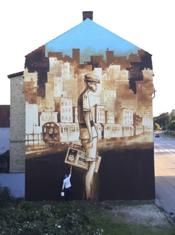 Næstved Kommune: Et unikt møde med grafitti  (op til 20 pers) - Til fordel for Danmarks Indsamling