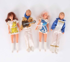 Matchbox: The four ABBA figures from the 1970s (4)