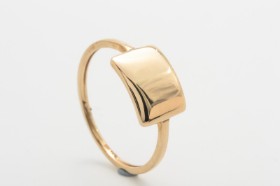 Ring af 8 kt. guld, str. 54