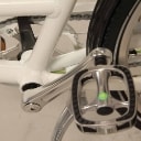 ECO2. Hvid unisex cykel. Model 'Retro'