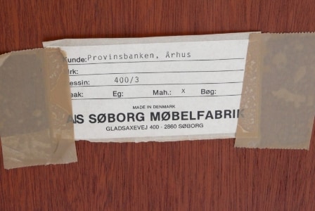 Christian Hvidt for Søborg Møbler. Bookcase, solid mahogany