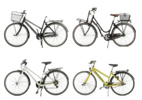 7634, 7633, 7635, 7636 - Samling cykler (4)