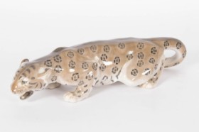 C. F. Liisberg for Royal Copenhagen Crawling leopard