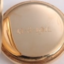 Schweizisk dobbeltkapslet herrelommeur af 14 kt. guld, o. 1910