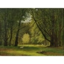 Georg Emil Libert. Forest clearing from the Deer Park with game.