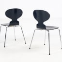 Arne Jacobsen. Myren. Seks spisestole / stabelstole, model 3101 (6)