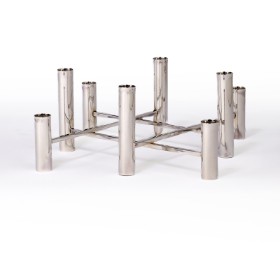 Bent Knudsen, Kolding. Candle holder in sterling silver for eight candles