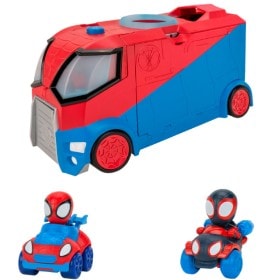 1704 - Spidey transporter bil