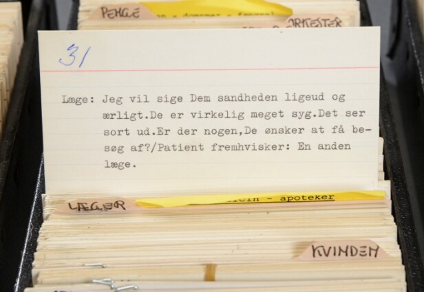 Otto Leisner. Kartotek med vittigheder.(ca. 3000)