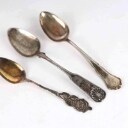 Three boxes of Finnish silver teaspoons, 19th/20th century.
