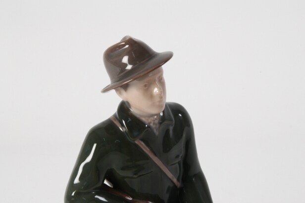 Svend Jespersen for Bing & Grondahl. Hunter figurine, 2328