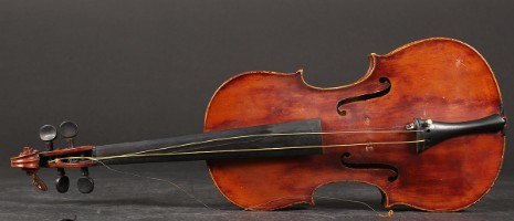 Spænde venstre Afdeling Violin med bue og instrumentkasse - Lauritz.com