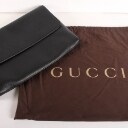 Gucci. Herre taske, sort læder Denne vare er sat til omsalg under nyt varenummer 4614335