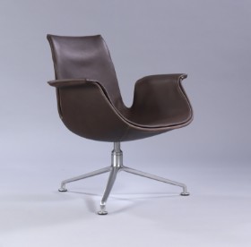 Preben Fabricius & Jørgen Kastholm. 'Tulip' lounge chair