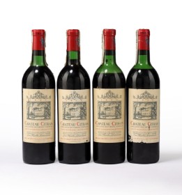 Red wine. 4 fl. Chateau Citran Haut-Medoc 1970(4)