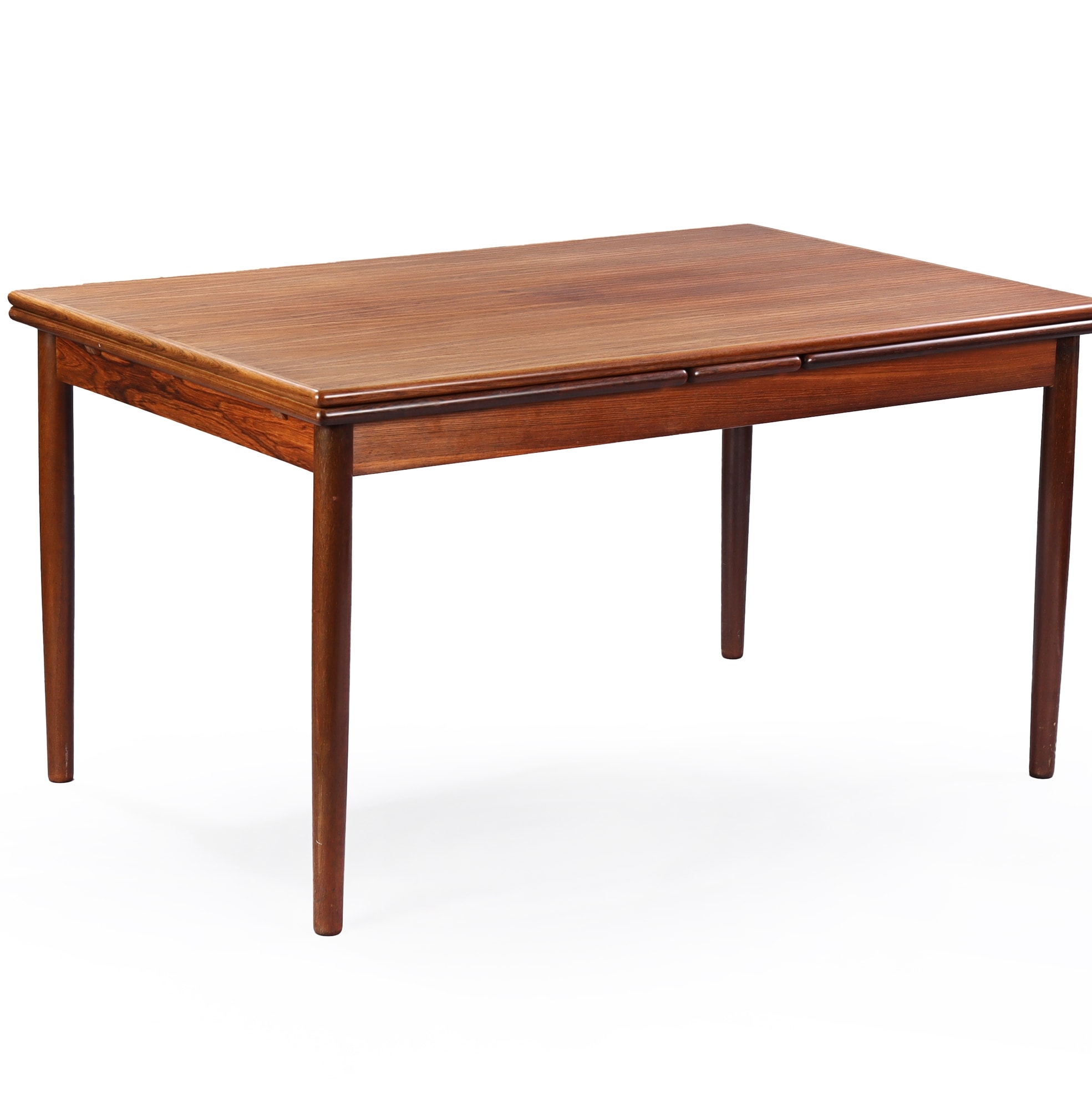 Danish furniture manufacturer. Rosewood dining table with Dutch ...