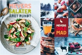 'Meyers salater året rundt' af Meyers Madhus og 'Meyers julemad' af Claus Meyer (2)