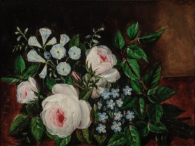 I. L. Jensen, dennes skole. Blomsteropstilling, 1800-tallet