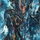 Per Eli. Abstract composition 120x50 cm.