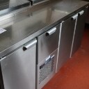 Rustfrit køkken/kølediske, Zanussi, Porkka (3)