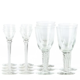 Holmegaard m.m. Twist / Amager m.m. Pokaler & høje snapsglas. (13)