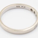 To diamant ring udført i 14 kt hvidguld (2)