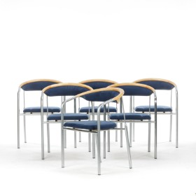 Henrik Tengler. Six dining chairs / armchairs model 'Chairman' (6)