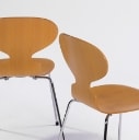 Arne Jacobsen. A set of six chairs, 'The Ant', model 3101 Shells of veneered beech. (6)