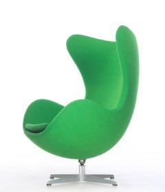 Arne Jacobsen for Fritz Hansen. 'Ægget', loungechair, model 3316