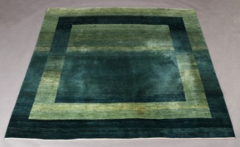 Gabbeh. Kvadratisk persisk tæppe, uld på bomuld 246x246 cm