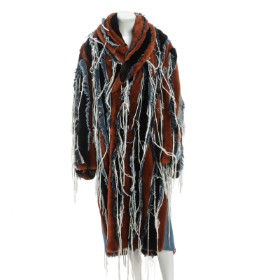 38 - Shangquian Xu for Kopenhagen Fur. Unique unisex coat Size approx. 44 +