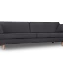 Norman og Quaine, 'Hudson', 3 pers. sofa, antracit.