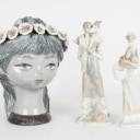 Lladro figurer af porcelæn. (3)