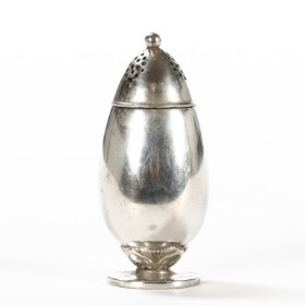 Georg Jensen & Wendel A/S. Gundorph Albertus. Cactus. Salt shaker, sterling silver, no. 629 A.