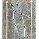 Lesezeichen, 925 Sterling Silber, Sternzeichen Zwilling