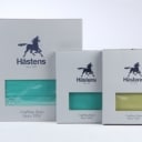 127. Hästens. Double, extra long duvet cover and two pillowcases, Satin Pure Emerald Green and Avocado Green, respectively 275x240 and 50x60 cm (3)