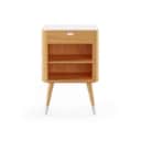 938. Nissen & Gehl MDD for Naver collection. Bedside table of oak, model 2405.