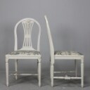 Stolar, gustaviansk stil, modell Axet, 12 st